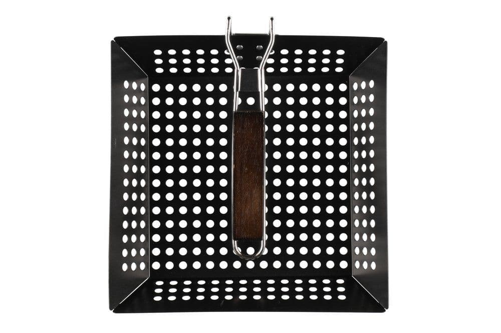 MUSTANG Перфориран BBQ тиган за зеленчуци – 30х30 см.