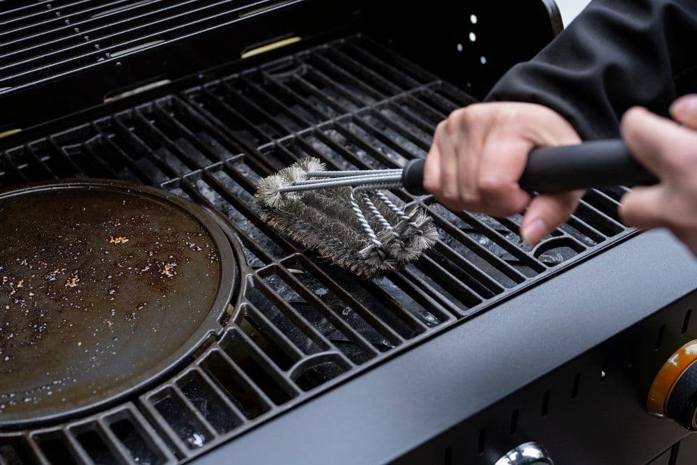 MUSTANG Тройна четка за почистване BBQ – 46 см.