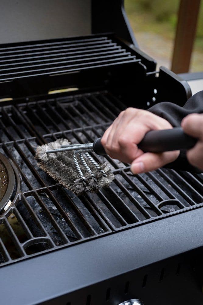 MUSTANG Тройна четка за почистване BBQ – 46 см.