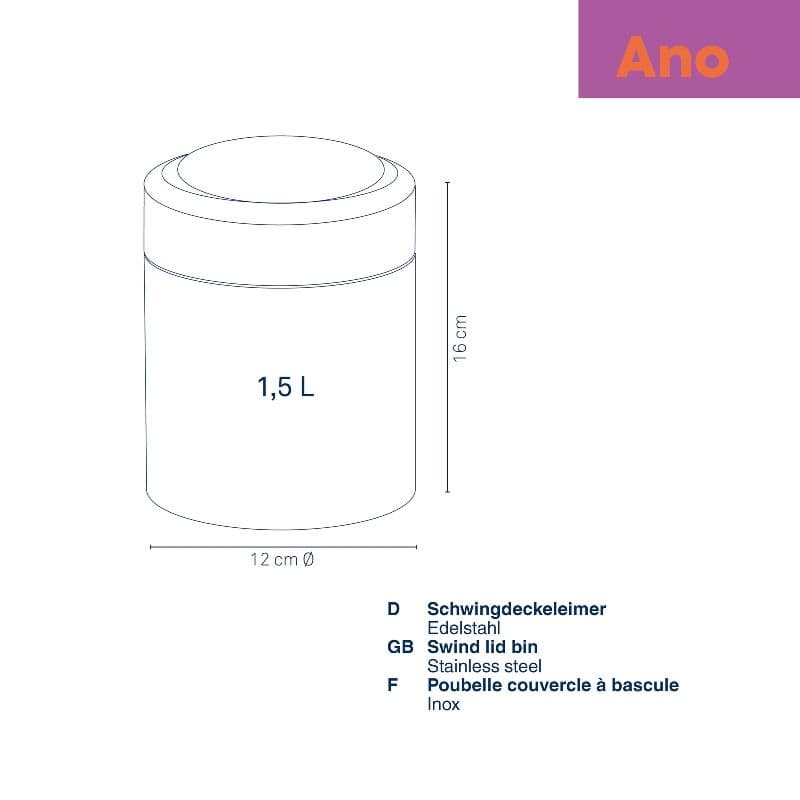 KELA Козметично кошче “Ano“ – 1,5 л.