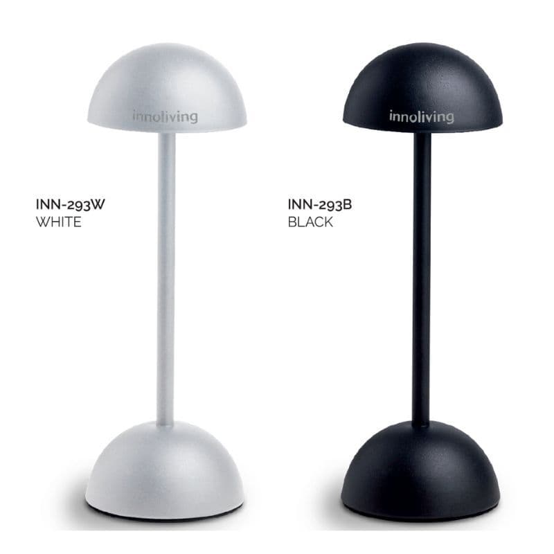 INNOLIVING Настолна сензорна LED лампа с акумулаторна батерия – черна
