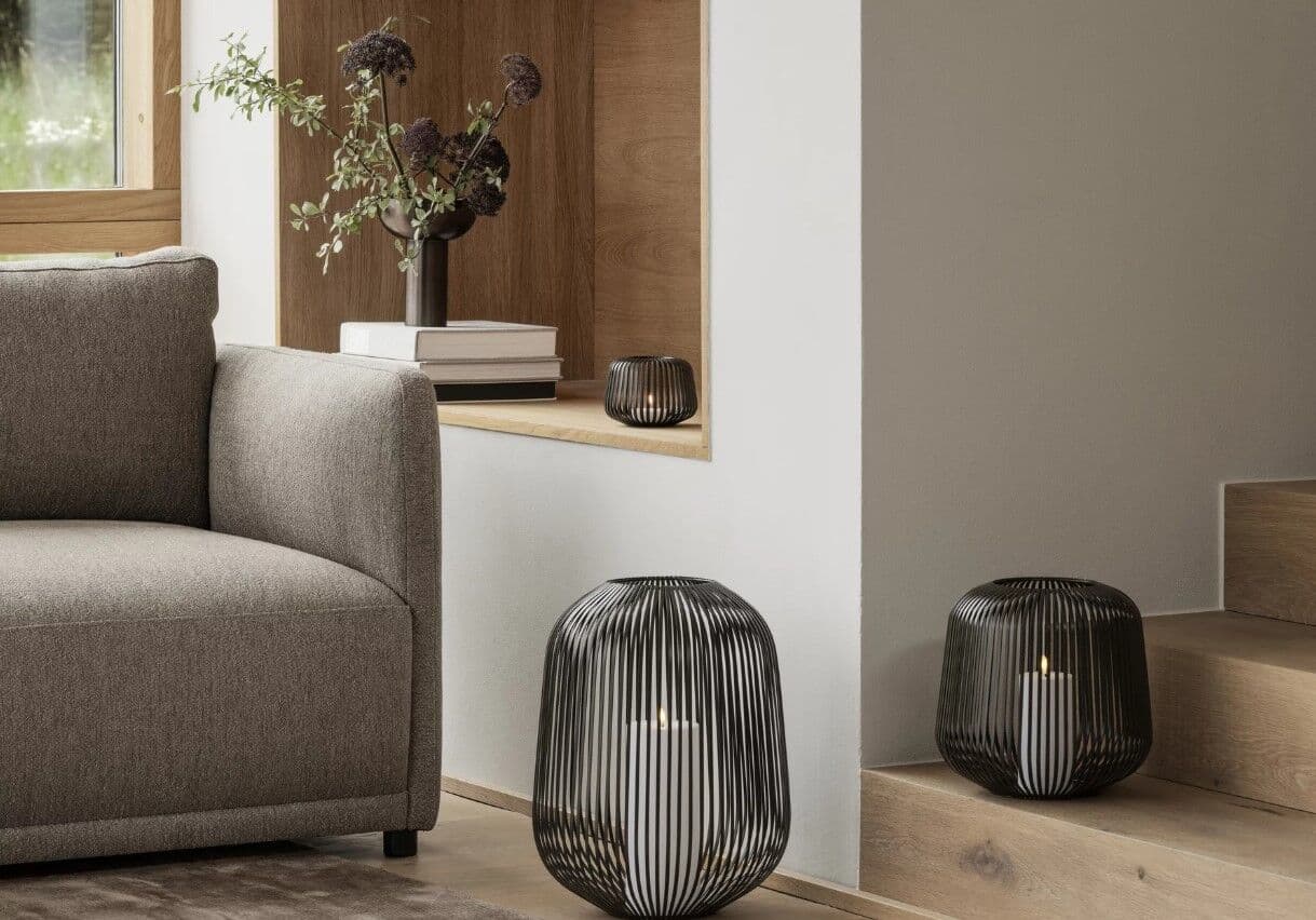 BLOMUS Стоманена ваза MIYABI – цвят “Burned metal“