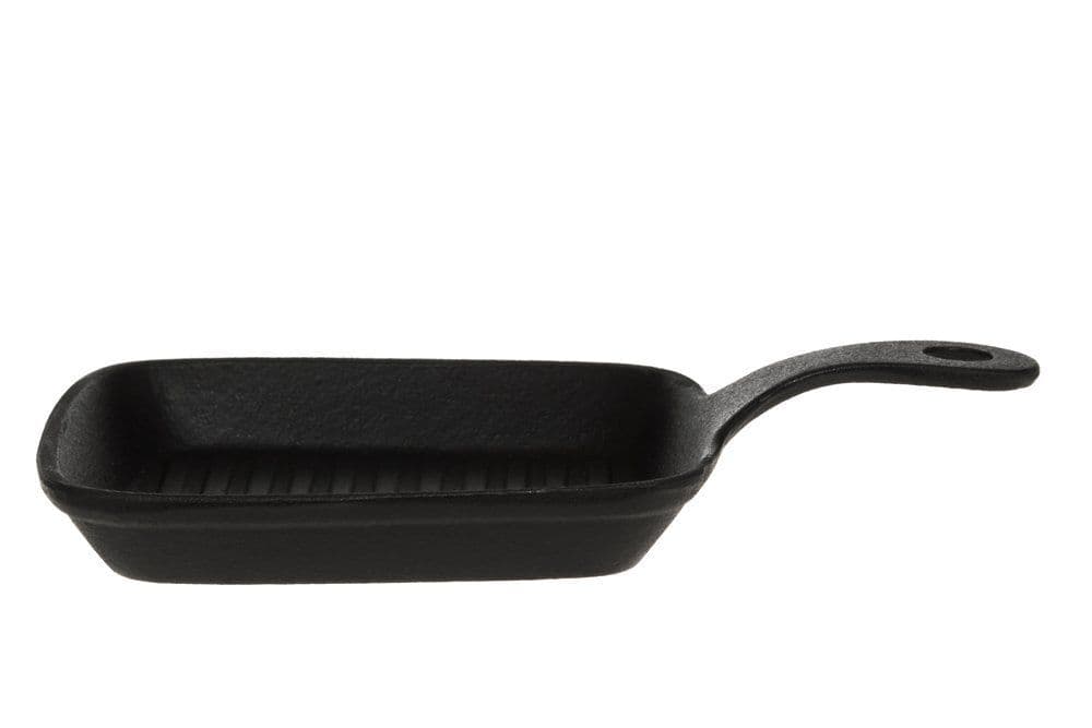 MAKU Чугунен мини грил тиган – 14х14 см.