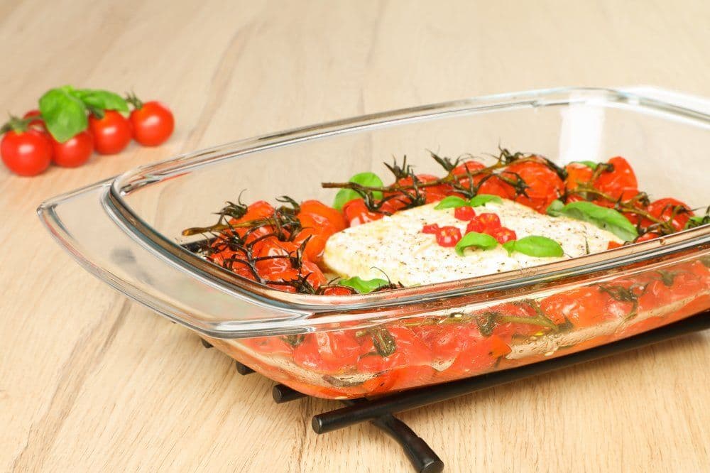 MAKU Тава с капак от термоустойчиво стъкло 4,1 л, 34 х 22 см.