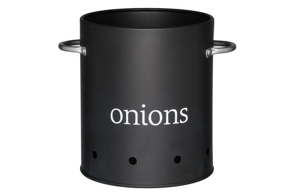 MAKU Канистер за съхранение на лук – черен