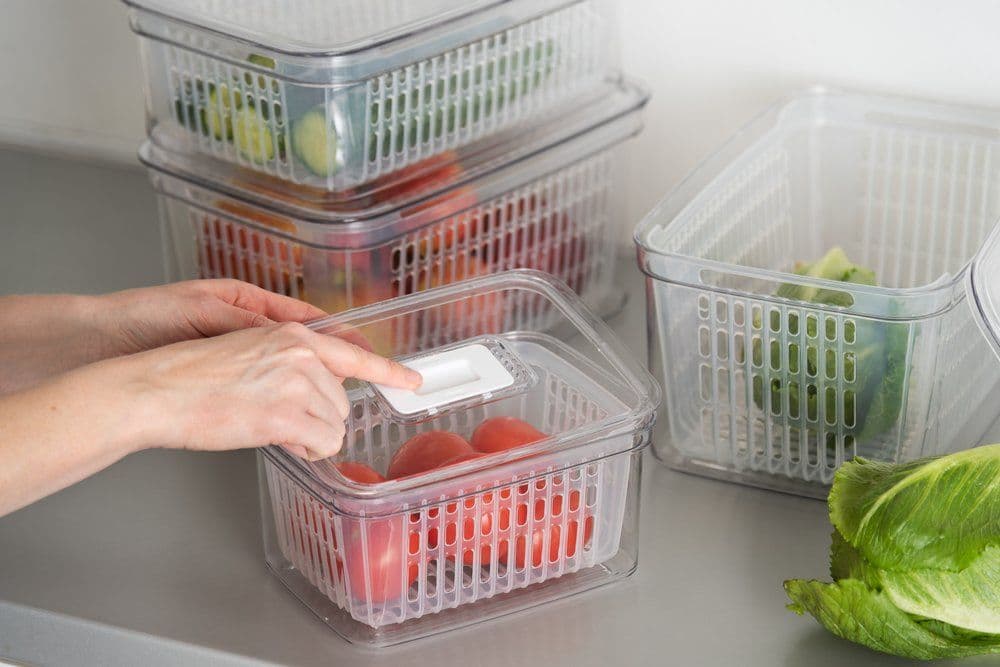 MAKU Кутия за съхранение с кошница Fresh Keeper 5,6 л.