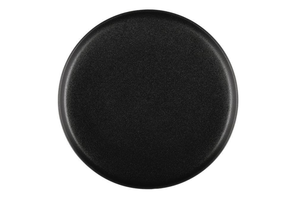 MAKU Подложна/Основна чиния Robuste 2 бр. Ø 26 см. – черен мат с повърхност стил чугун