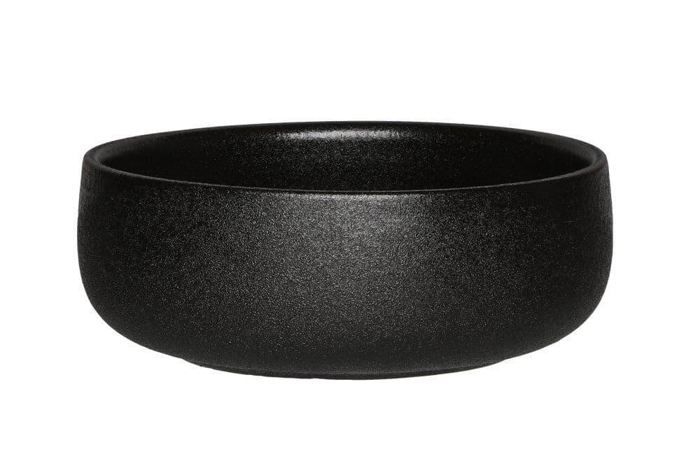 MAKU Купички Robuste 2 бр. Ø 14,5 см. – черен мат с повърхност стил чугун