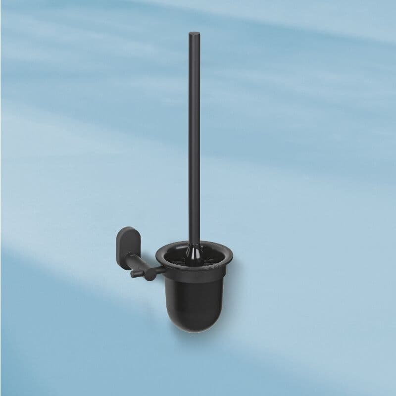 KELA Четка за тоалетна за стенен монтаж “Alessio“ – черна