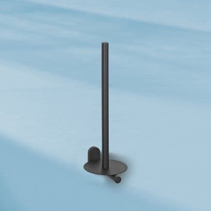 KELA Стойка за тоалетна хартия за стенен монтаж “Alessio“ – черна