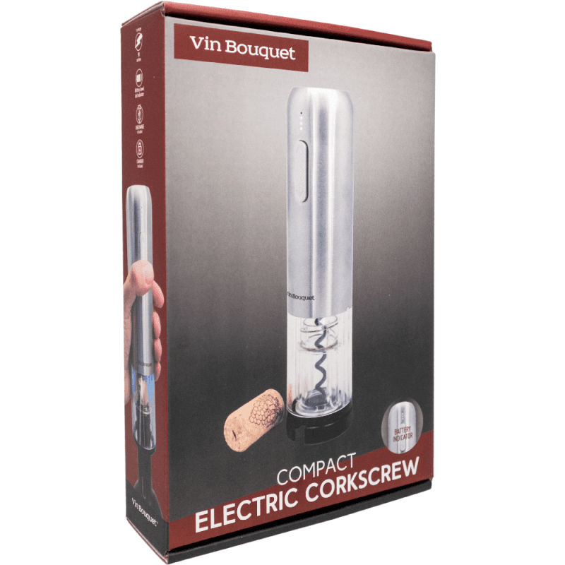 Vin Bouquet Сет електрически тирбушон „COMPACT“ –  3 части