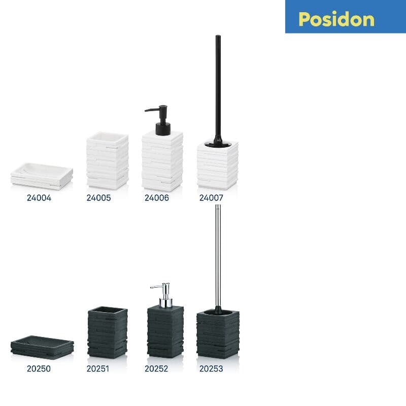 KELA Сапунерка “Posidon“ – бяла