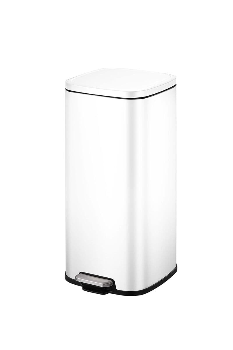 EKO Кош за отпадъци с педал “STELLA“ - 30л - бял