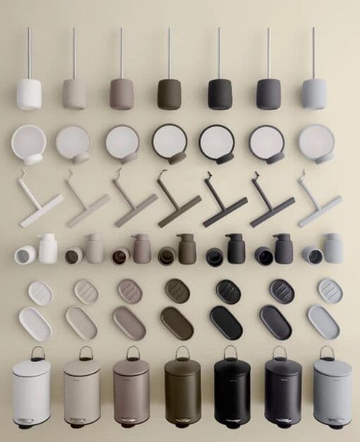 BLOMUS Диспенсър за течен сапун “SONO“- цвят светло сив (Micro Chip) – 250мл.