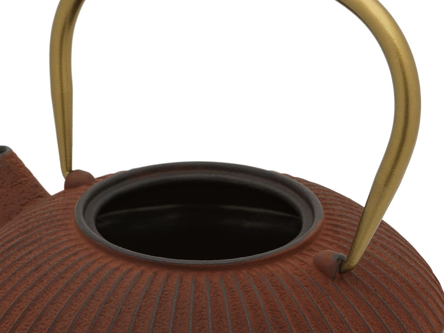 BREDEMEIJER Чугунен чайник “Linhai“ – цвят тухла – 1,1 л.