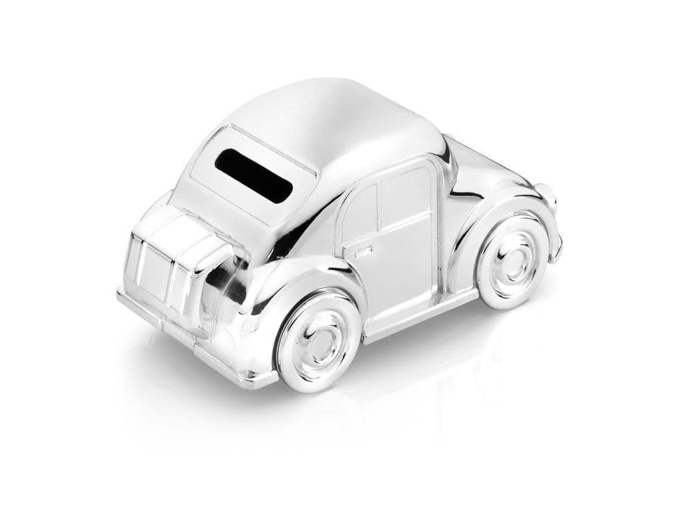 ZILVERSTAD Детска касичка “Кола“ – цвят сребро