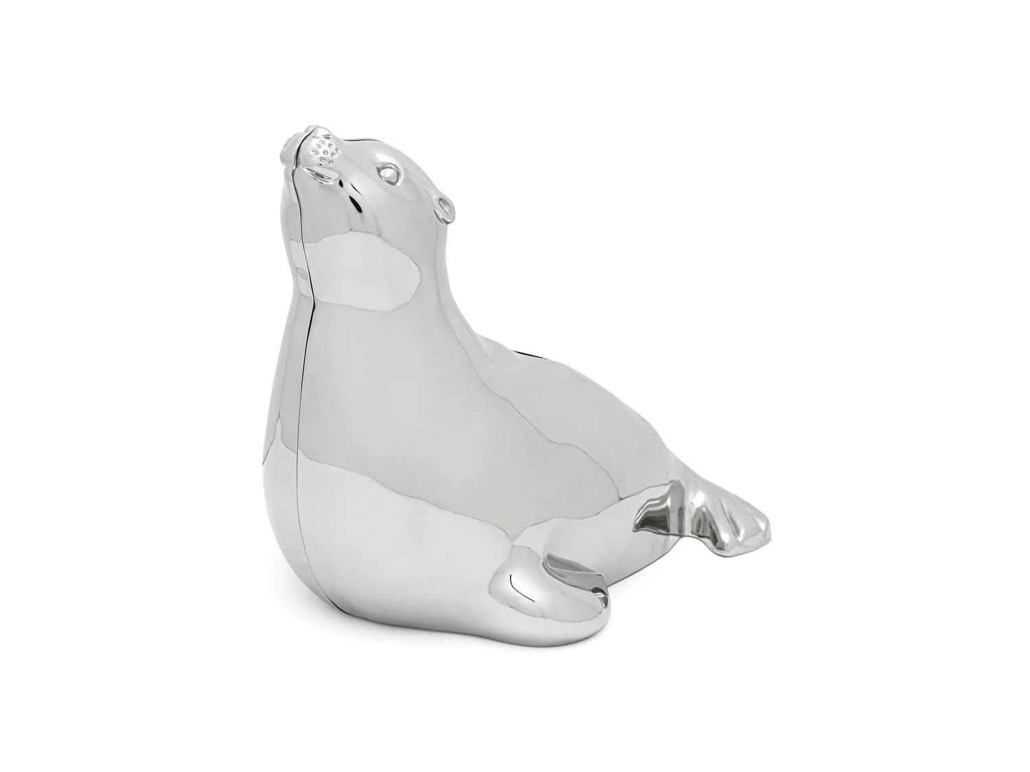 ZILVERSTAD Детска касичка “Тюлен“ – цвят сребро