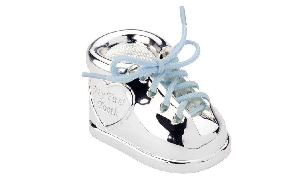 ZILVERSTAD Комплект от две кутийки (за зъбче и за кичур) “Shoe“ – цвят сребро