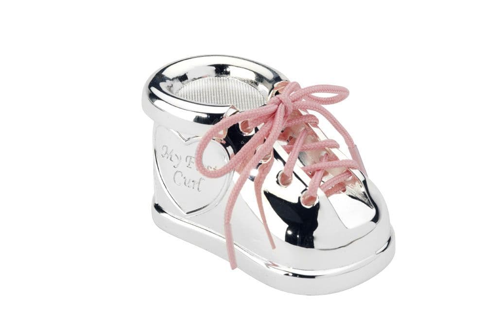 ZILVERSTAD Комплект от две кутийки (за зъбче и за кичур) “Shoe“ – цвят сребро