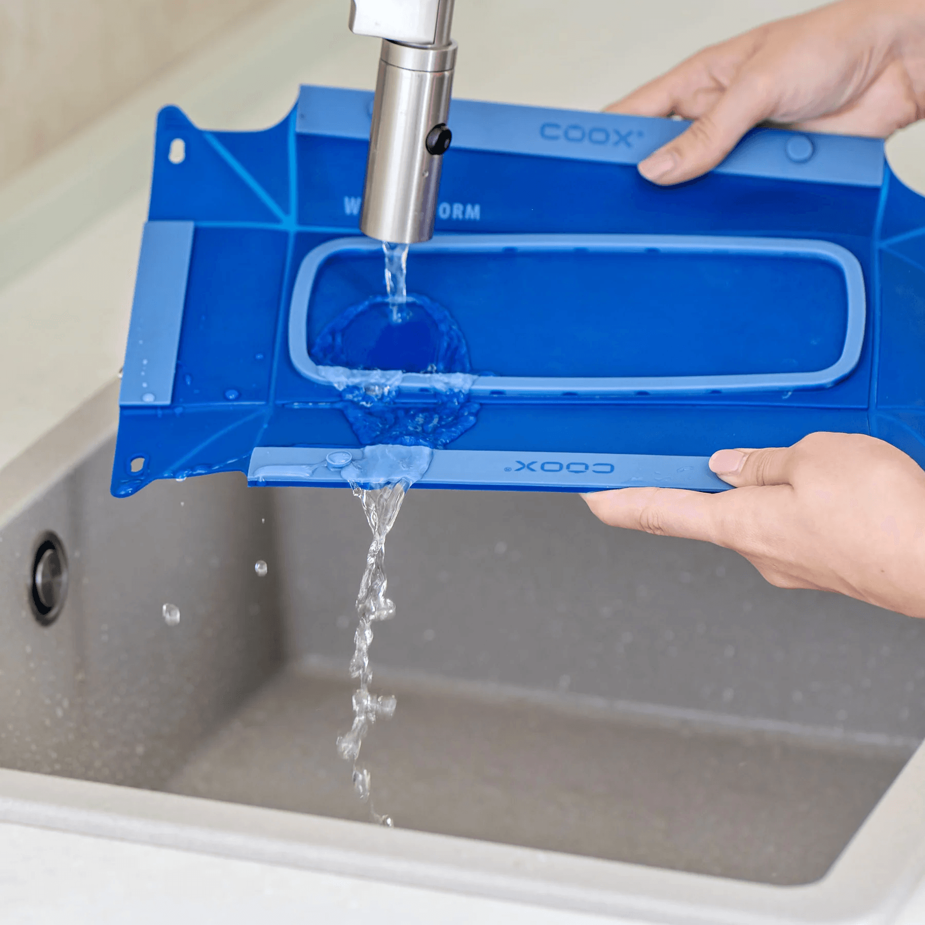 COOX Правоъгълна форма WUNDERFORM размер S – синя