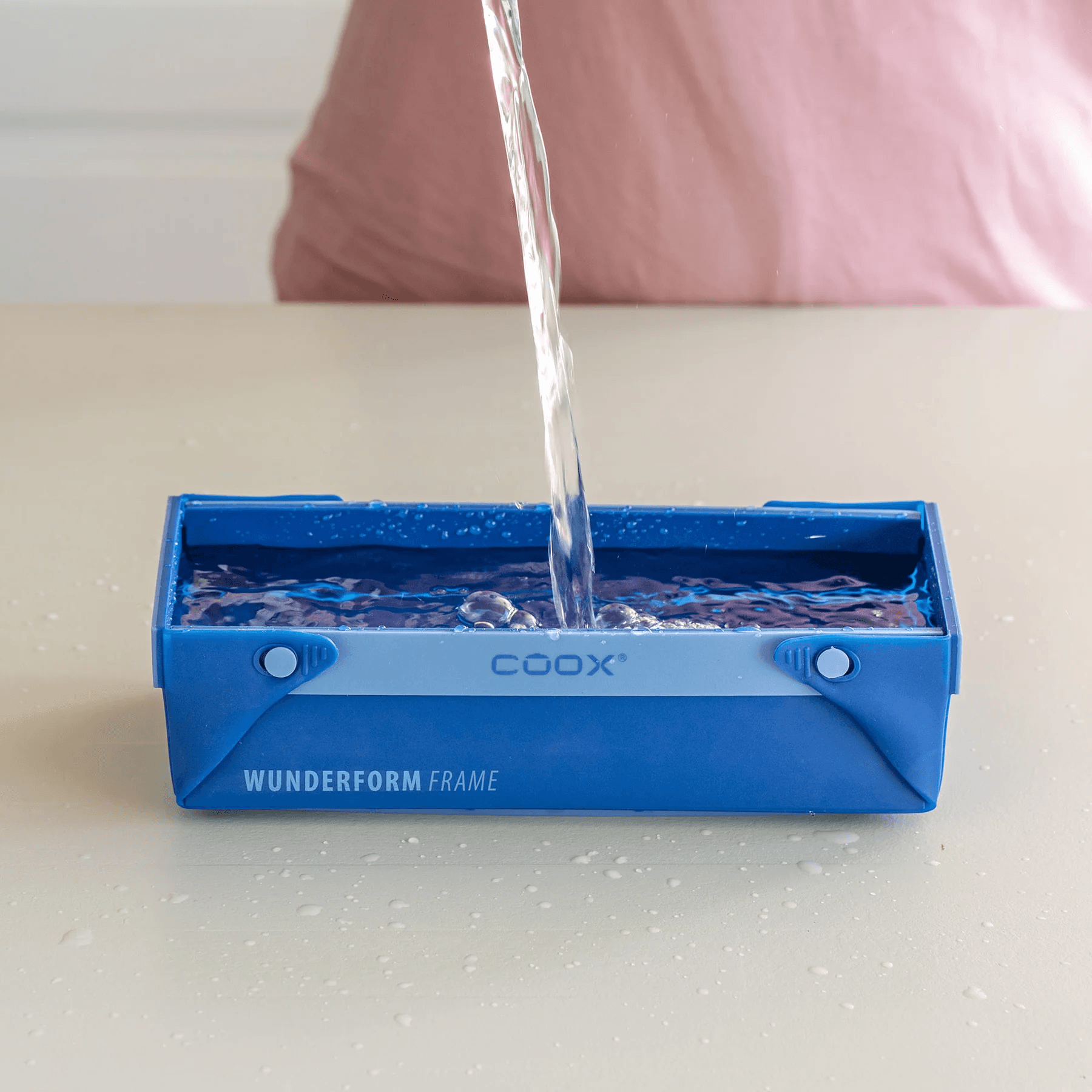 COOX Правоъгълна форма WUNDERFORM размер S – синя