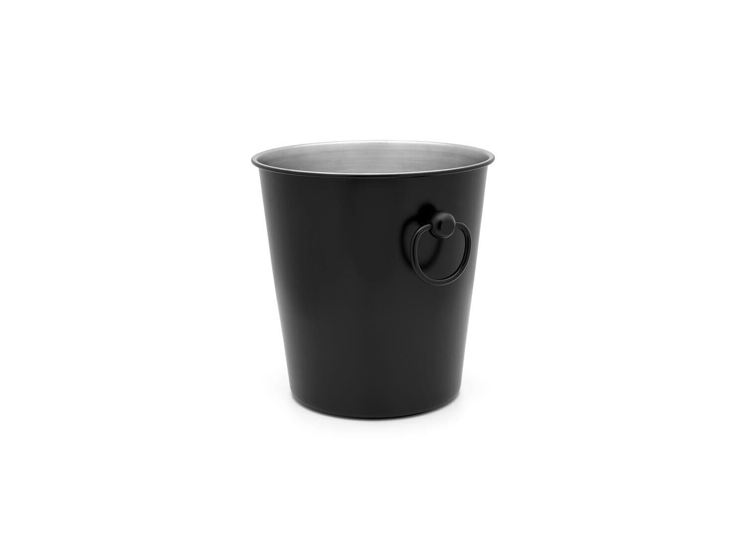 LEOPOLD VIENNA Стоманен охладител за вино и шампанско – черен