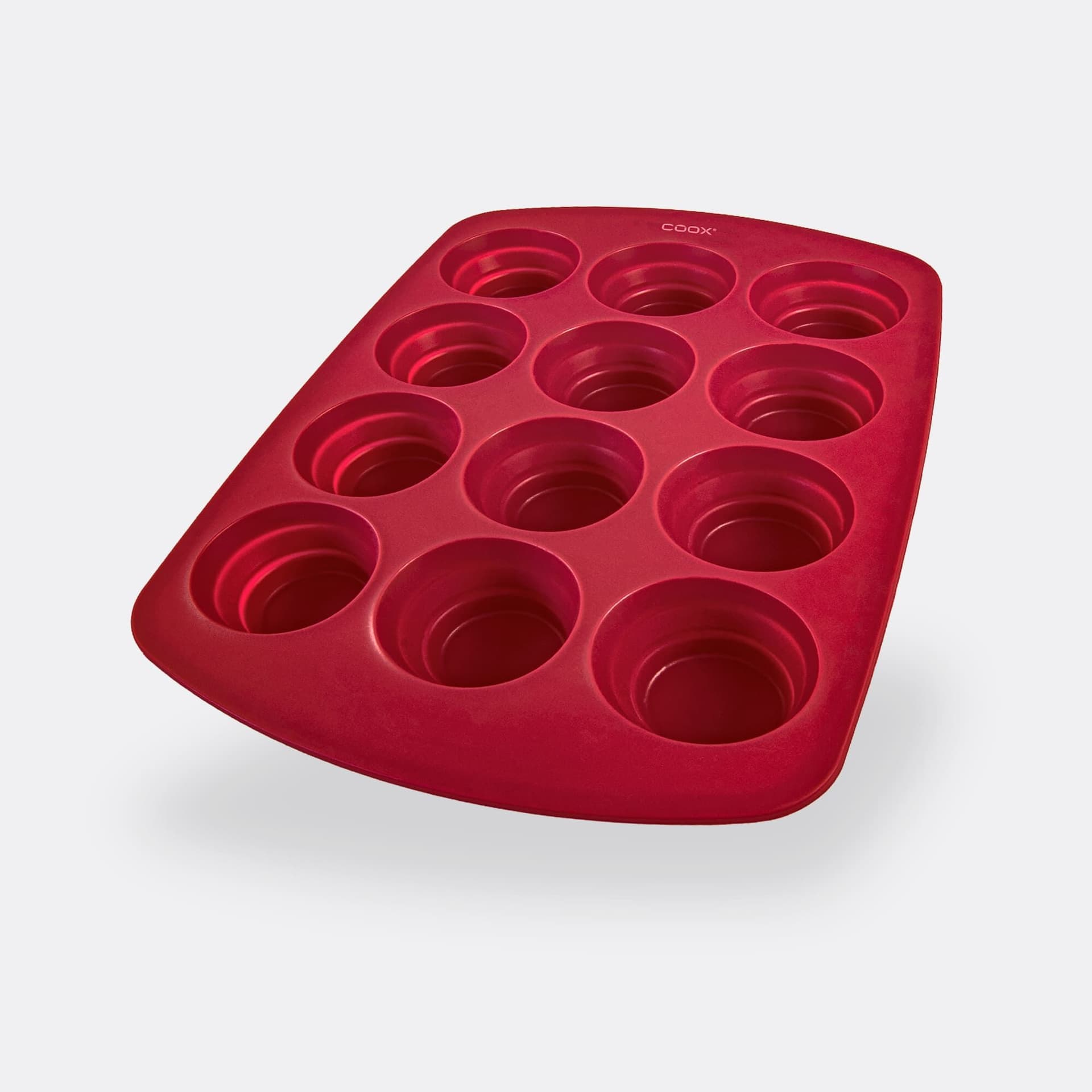 COOX Форма за 12 бр. мъфини - червена