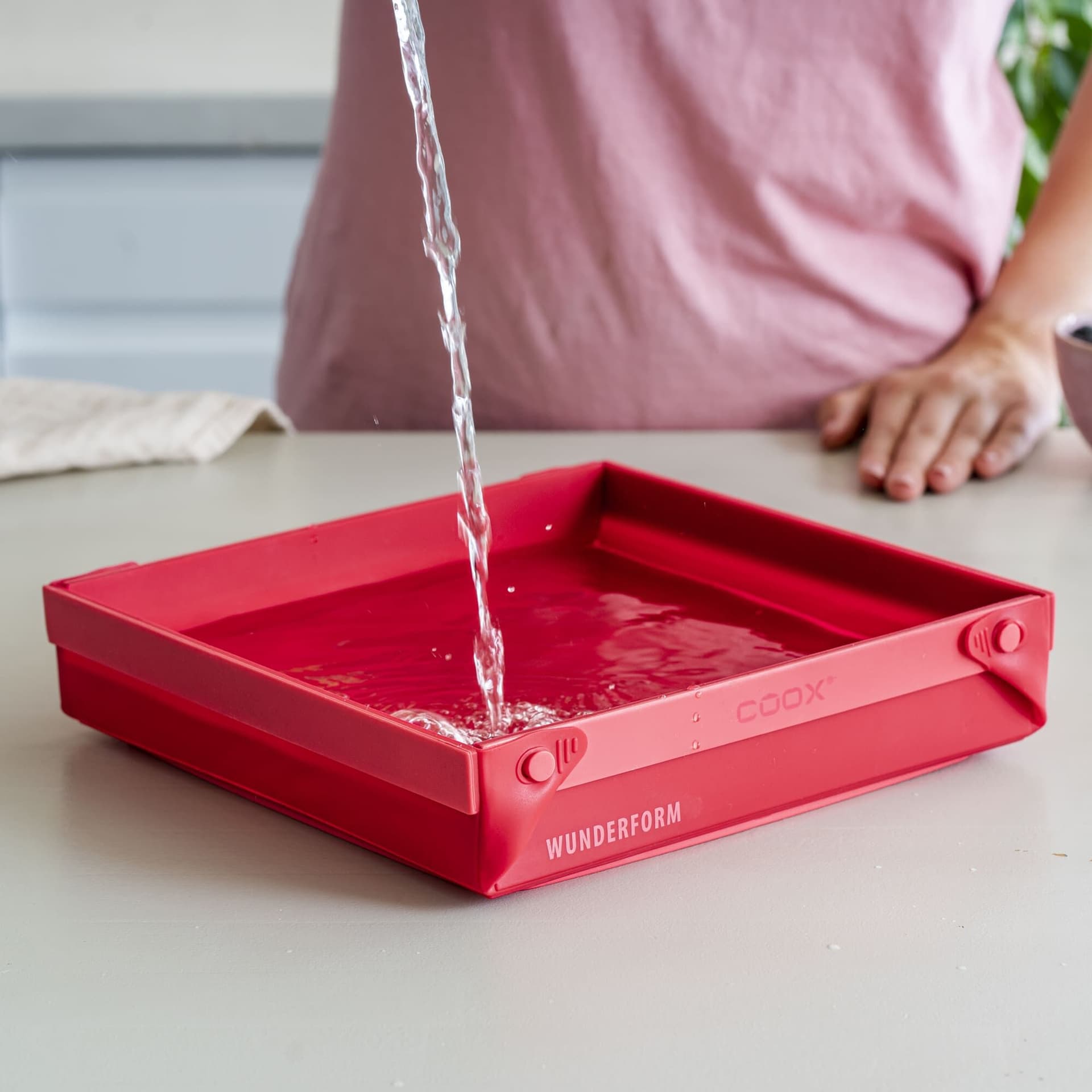 COOX Правоъгълна форма/тава WUNDERFORM  размер LQ – червена
