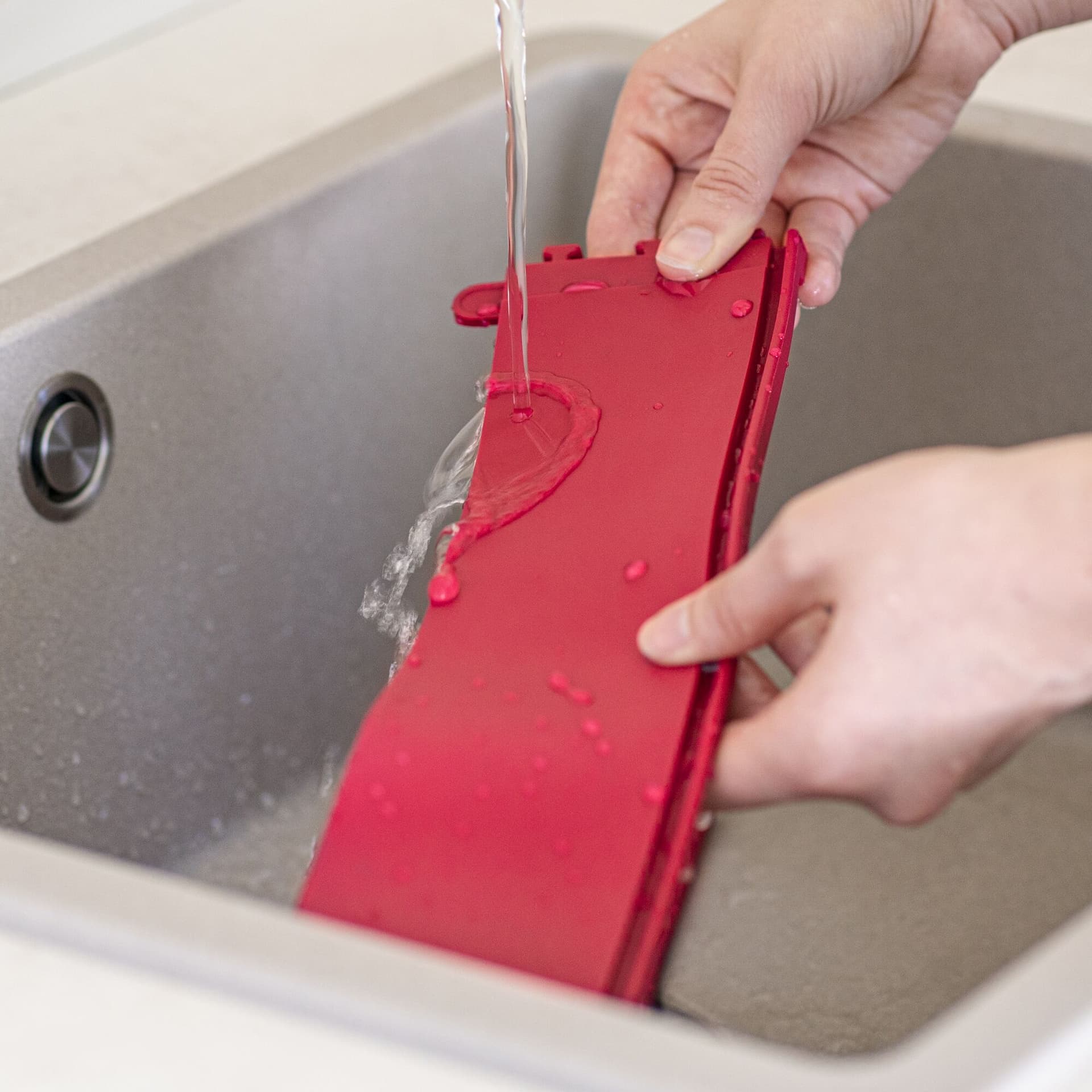 COOX Силиконова форма със стъклена основа Ø 26 – червена