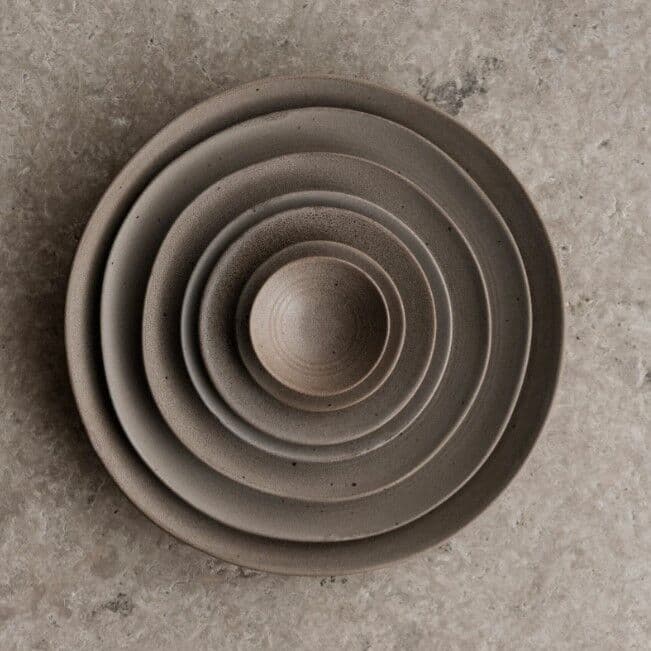 BLOMUS Дълбока купа за салата KUMI, Ø 21см – цвят опушено кафяво (Fungi)