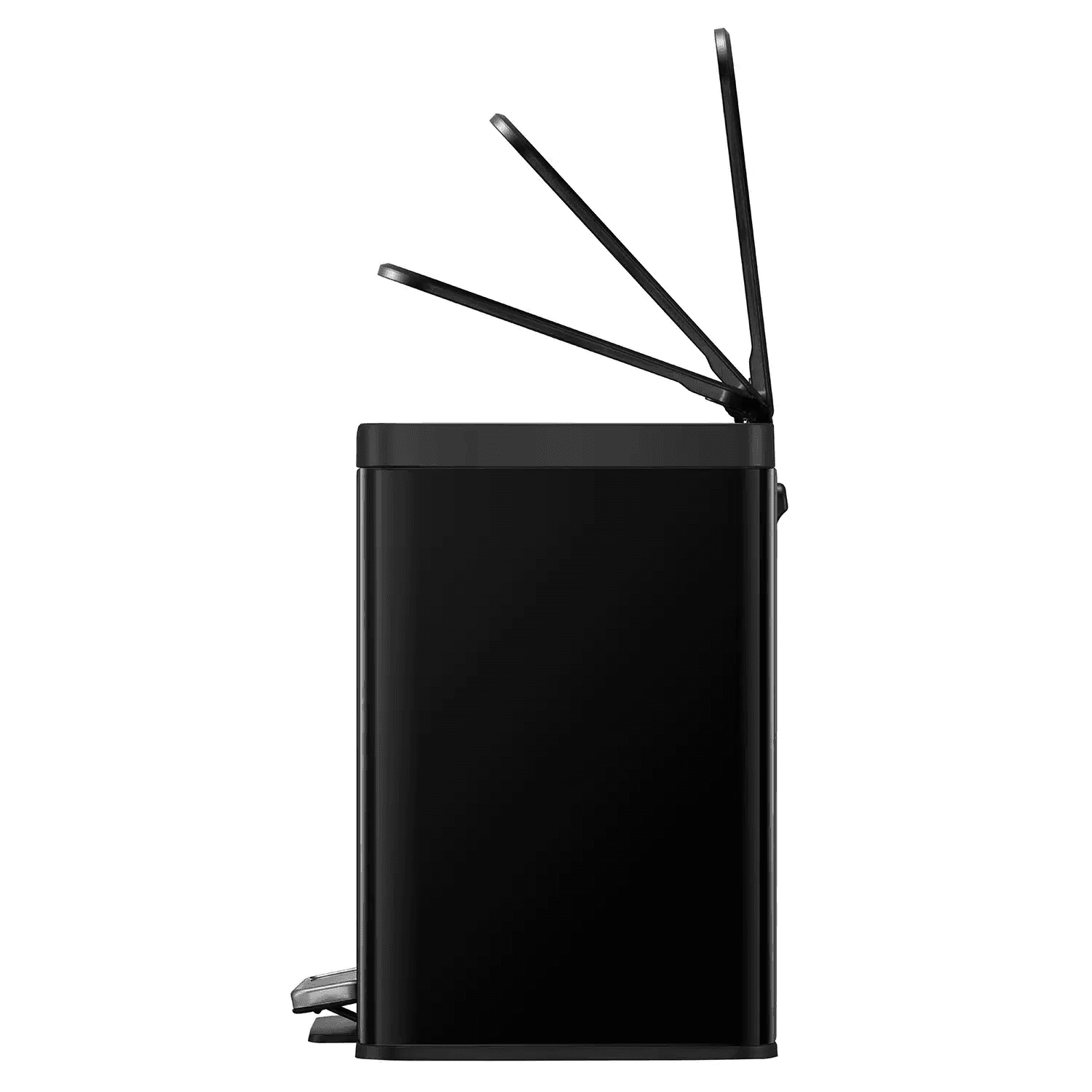 EKO Кош за разделно събиране на отпадъци с педал “ESSENTIAL II“ – черен – 3 х 9 л.