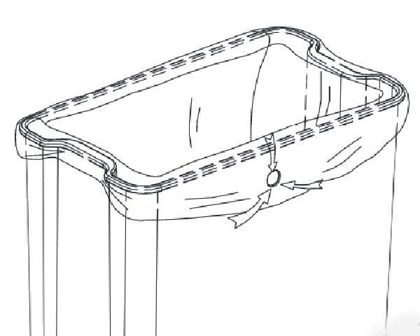 EKO 10 бр. Торби за смет с връзки EKO, размер G, 50-90 л.