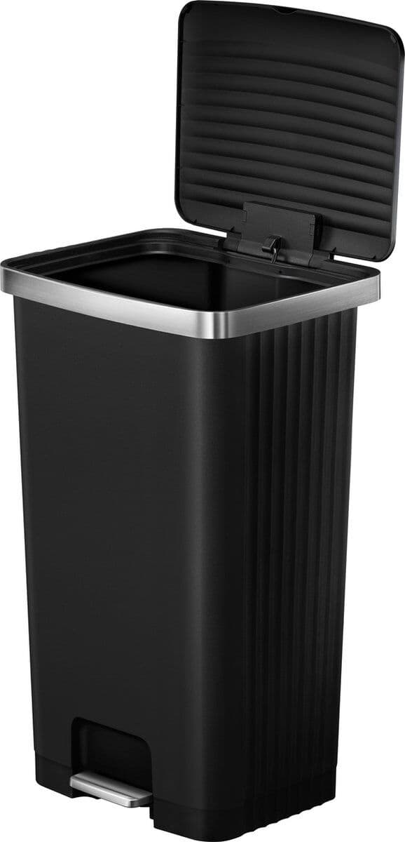 EKO Кош за отпадъци с педал “HANA II“ – черен – 90 л.