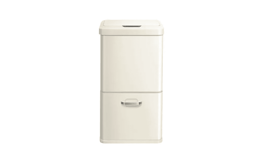 EKO Сензорен кош за разделно събиране на отпадъци “VINTAGE“ – екрю – 32 л. + 18 л.