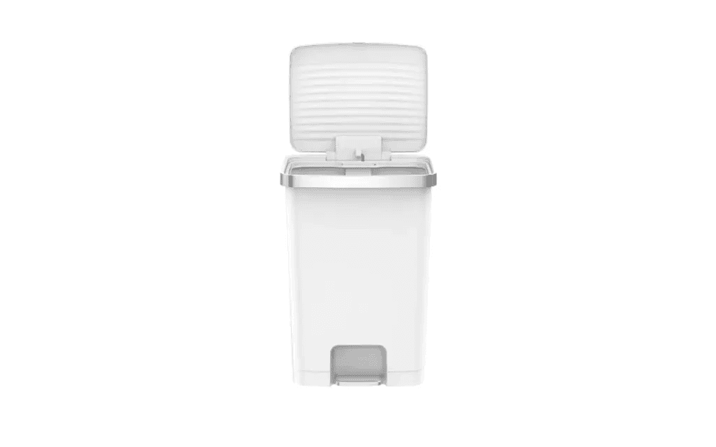 EKO Кош за отпадъци с педал “HANA II“ – бял – 70 л.