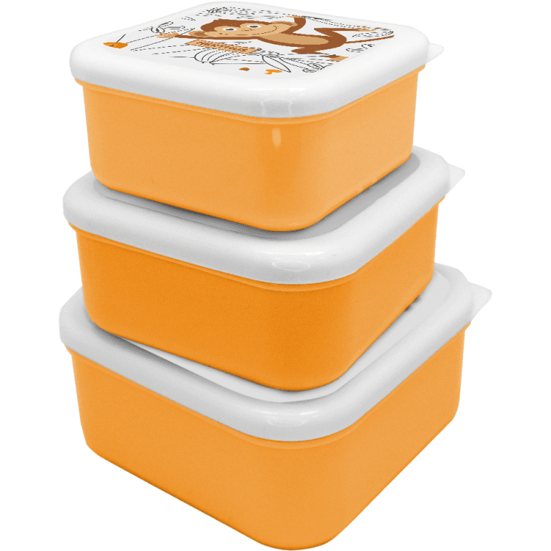 Nerthus Сет от 3 бр. детски кутии за храна “ДЖУНГЛА“