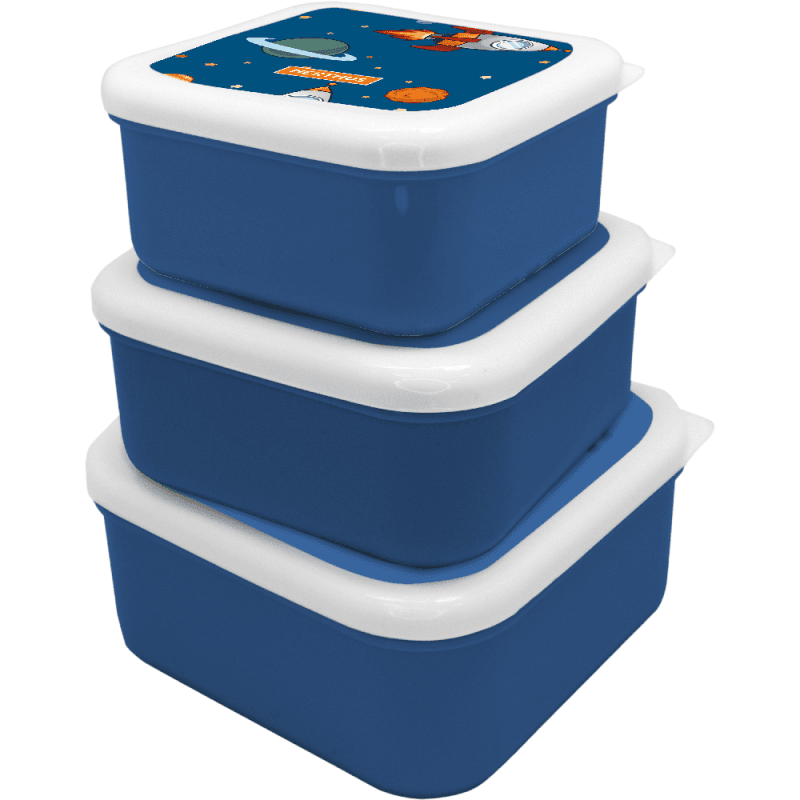 Nerthus Сет от 3 бр. детски кутии за храна “КОСМОС“