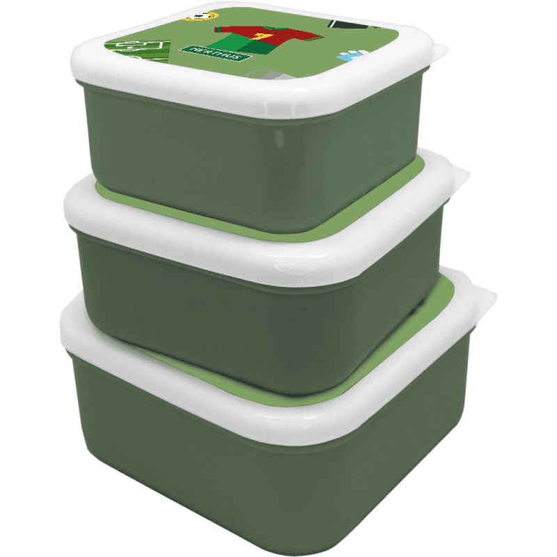 Nerthus Сет от 3 бр. детски кутии за храна “ФУТБОЛ“