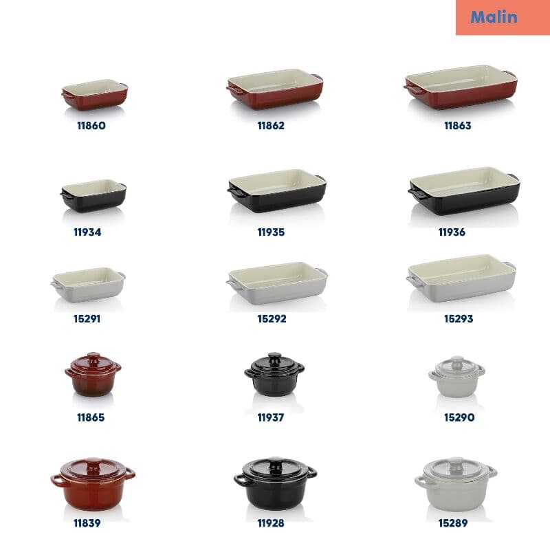 KELA Керамична тава за печене “Malin“ – 32 х 19 см. – черна