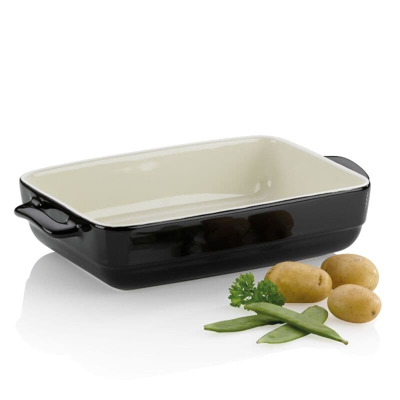 KELA Керамична тава за печене “Malin“ – 32 х 19 см. – черна