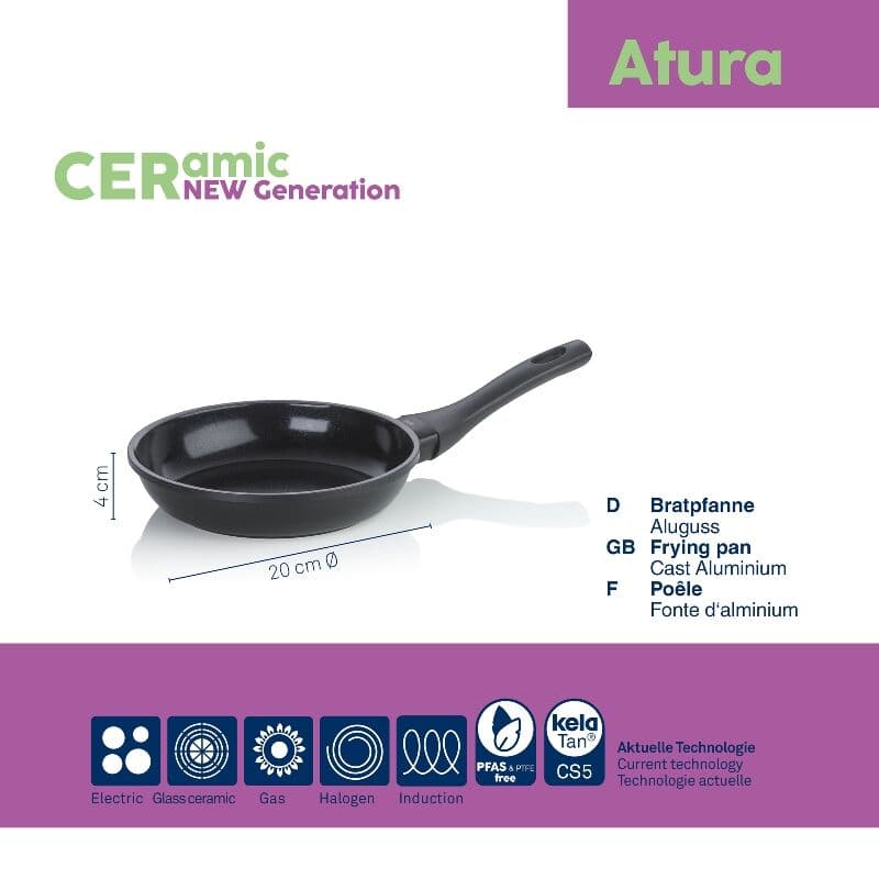 KELA Тиган с керамично покритие “Atura“ – Ø 20 см.