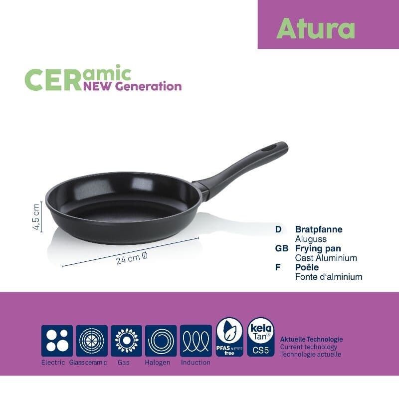 KELA Тиган с керамично покритие “Atura“ – Ø 24 см.