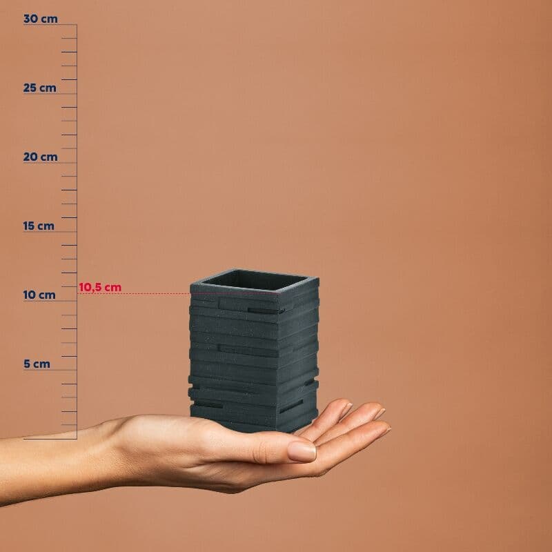 KELA Поставка за четки за зъби “Posidon“ – черна