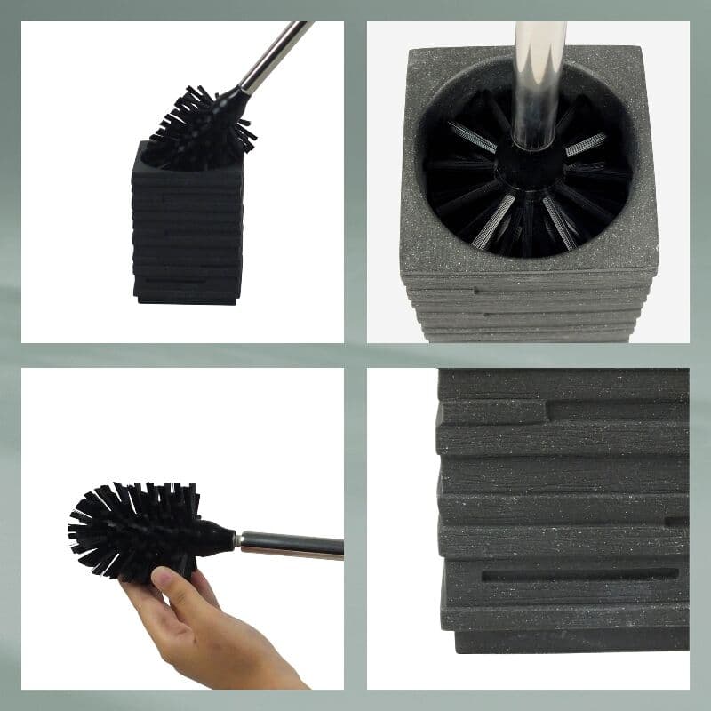 KELA Четка за тоалетна “Posidon“ – черна