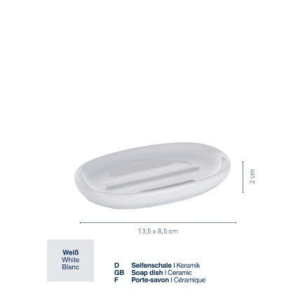 KELA Сапунерка “Isabella“ – бяла