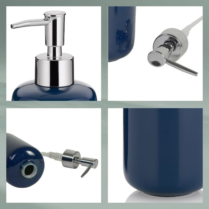 KELA Диспенсър за течен сапун “Isabella“ – цвят индиго