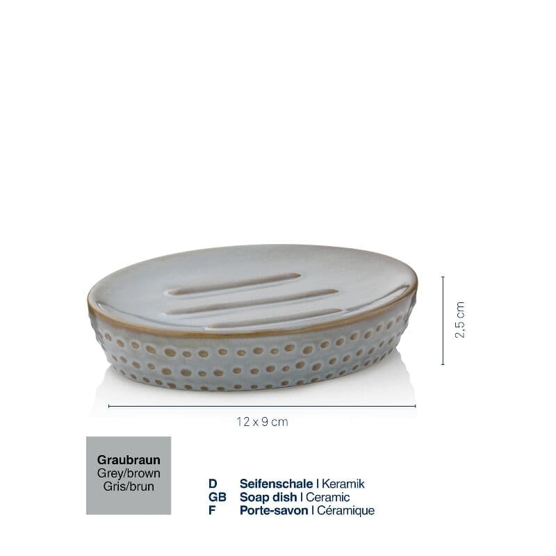 KELA Сапунерка “Dots“ – сива