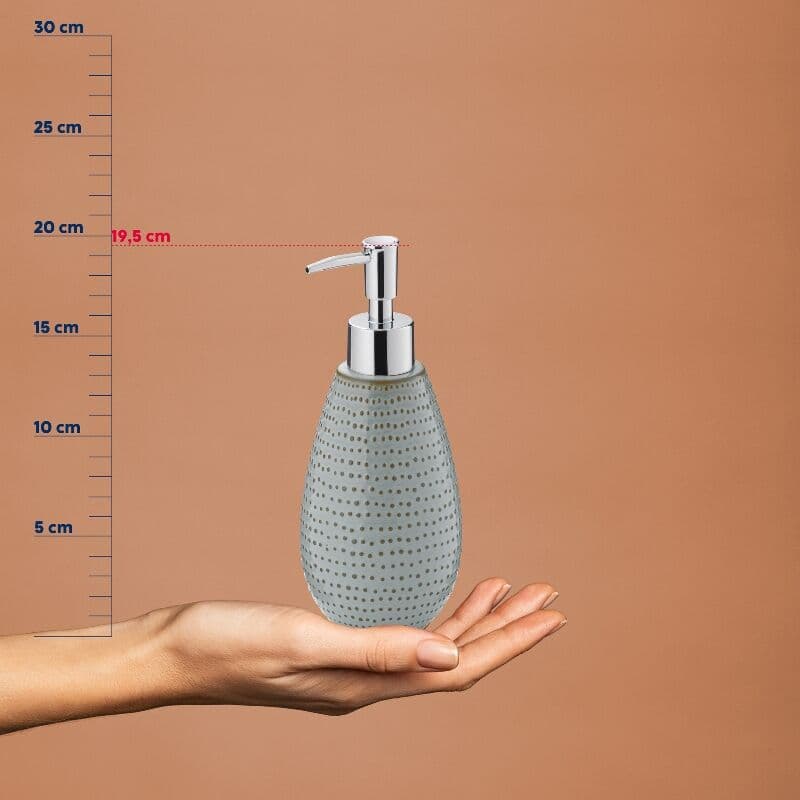 KELA Диспенсър за течен сапун “Dots“ – сив