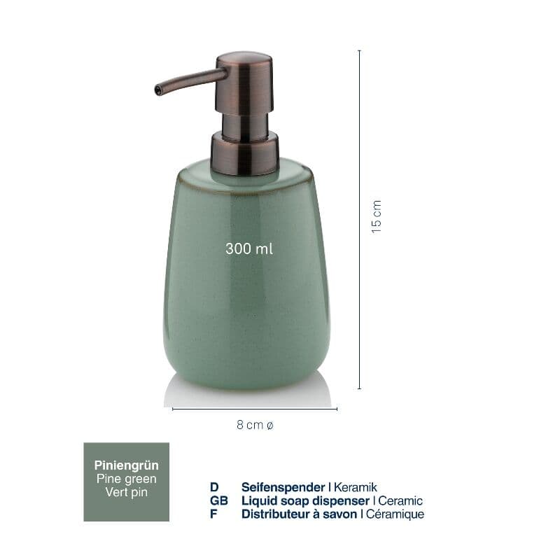 KELA  Диспенсър за течен сапун “Liana“ – зелен