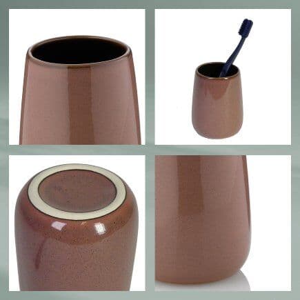 KELA Поставка/Чаша за четки за зъби “Liana“ – пепел от рози